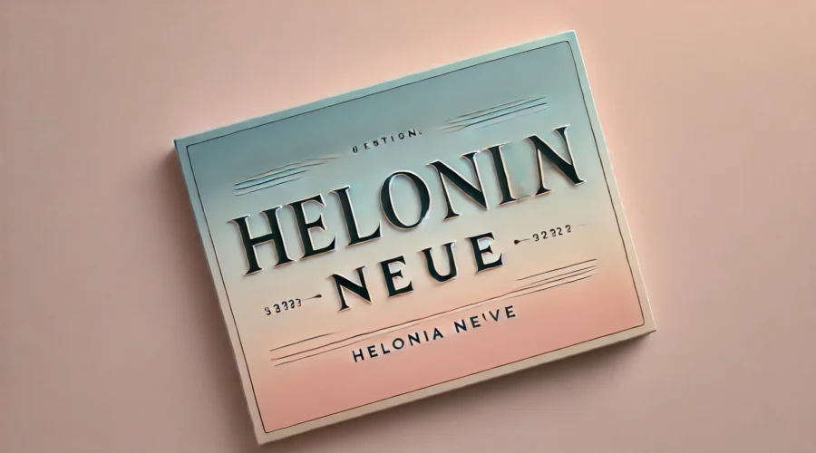 Helonia Neue: The Modern Typeface That Will Transform Your Web, Branding, and Print Designs!